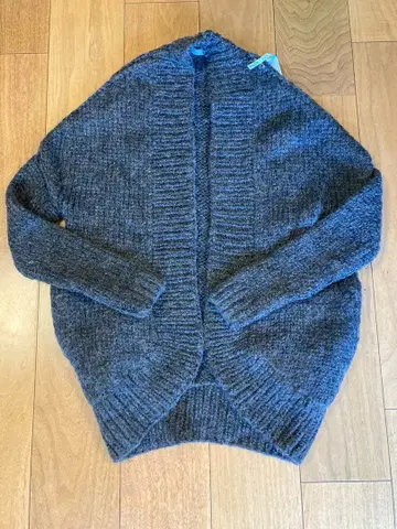 그레이 니트 가디건 긴팔