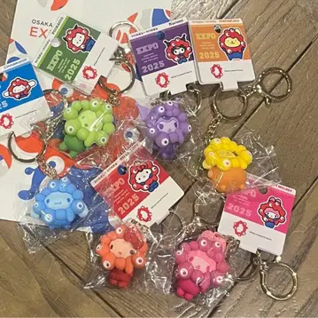 산리오 미야쿠미야쿠 최애 컬러 코스프레 키링