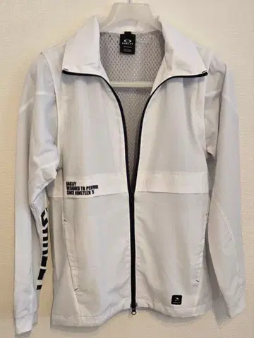 OAKLEY 남성용 윈드브레이커 화이트