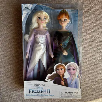 겨울왕국 2 안나&엘사 엔딩 드레스 인형 세트