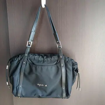 Agnes b.VOYAGE 에네스베 토트백 블랙 나일론
