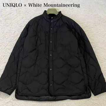 새상품급 유니클로 x 화이트 마운티니어링 리사이클 하이브리드 다운 L