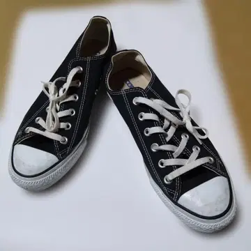 ALL STAR 블랙 로우컷 스니커즈