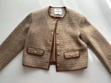 Fano Studios 노카라 자켓 M 베이지