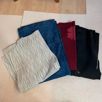 레트로 기모노 겉옷 여러 가지 4장 세트