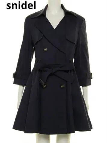 snidel 스나이델 플레어 트렌치코트 그린 1