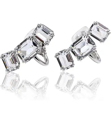 48 스와로브스키 귀찌 Millenia 클립 귀찌 클리어