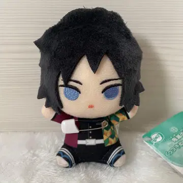 귀멸의 칼날 붙는 인형 배지 토미오카 기유