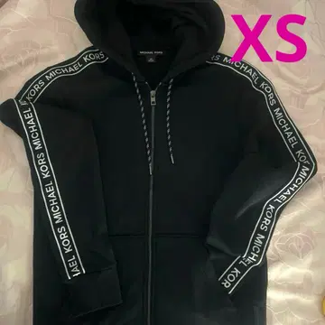 MICHAEL KORS 블랙 후드티 마이클코어스 후드 부착 후드티