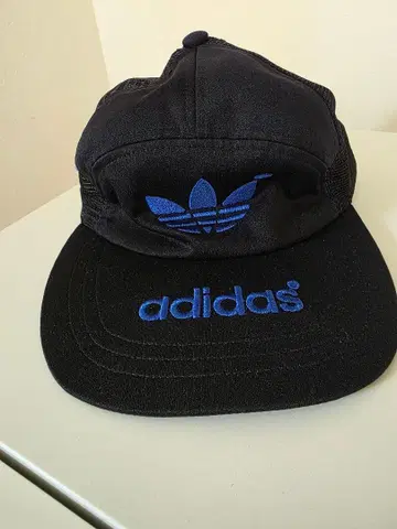 adidas 메쉬 캡 블랙/파랑