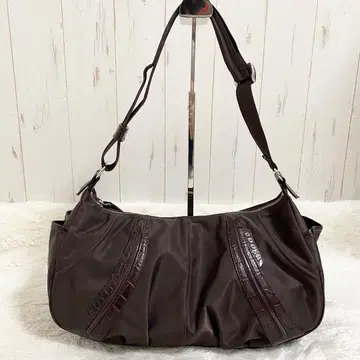 cooga 쿠가 숄더백 숄더 사선 가케 나일론 크로코 터치