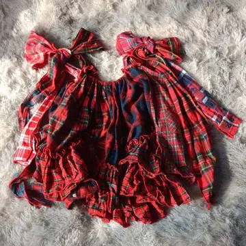 KILIG 뷔스티에 체크 스커트 즉시 완판 인기 핸드메이드