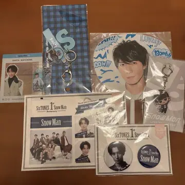 Snow Man 와타나베 쇼타 굿즈 세트