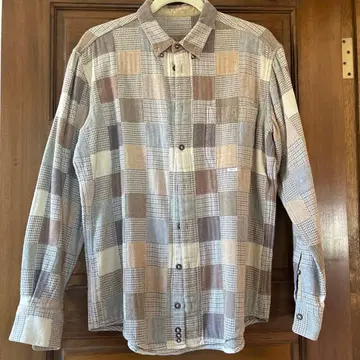 Papas 체크 무늬 긴팔 셔츠 M