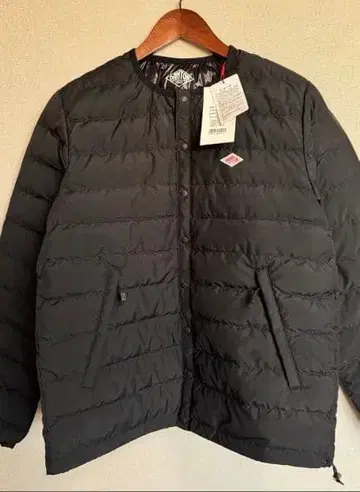 새상품 단톤 남성용 크루넥 이너 다운 자켓 IRON