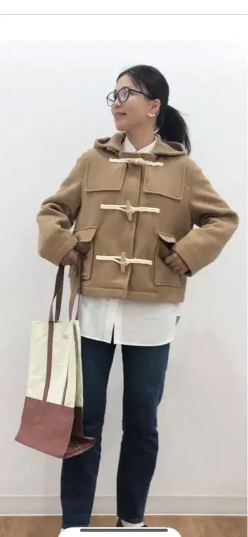 JW ANDERSON 베이지 더플 코트