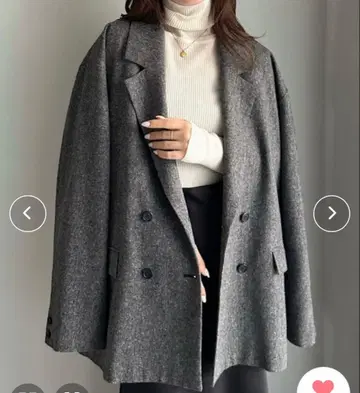 RANAN 라난 더블 테일러드 트위드 자켓 블랙 M