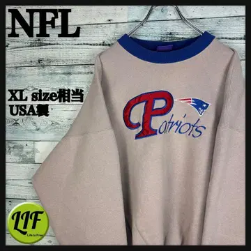 NFL 자수 팀 로고 페이트리어츠 맨투맨 XL 상당 5749