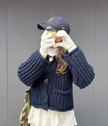 bonny 네이비 가디건