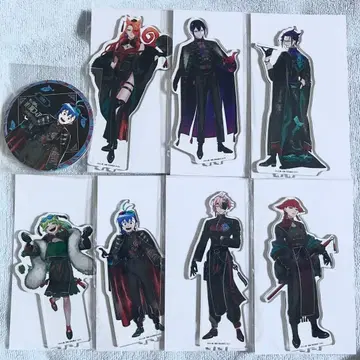 마피아 애니메이트 카페 아크릴 스탠드 코스터 컴프 세트