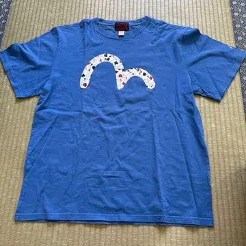 EVISU 블루 T셔츠 사이즈 42