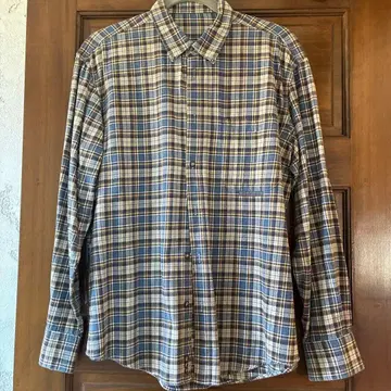 Papas 체크 무늬 긴팔 셔츠 M