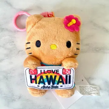 하와이 ABC 스토어 한정판 * 일광화상 키티 키링 번호판