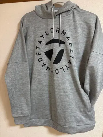 테일러메이드 그레이 후드티 M