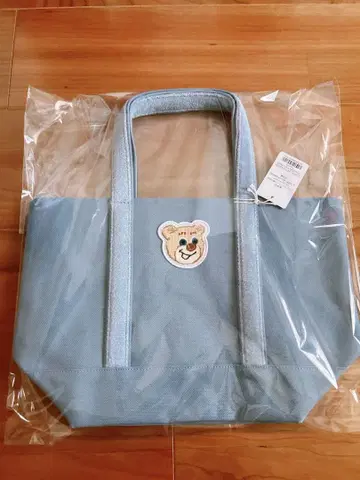 페이러 올드 테디 와펜 토트백 블루 S