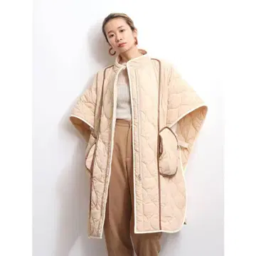 택 포함 새상품 Ungrid 언그리드 퀼팅 리버서블 판초