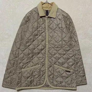[ 새상품급 ] 라벤햄 베이지 퀼팅 자켓 M