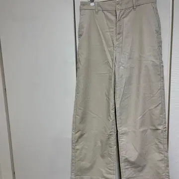 미사용 새상품 무인양품 코듀로이 와이드 팬츠 L