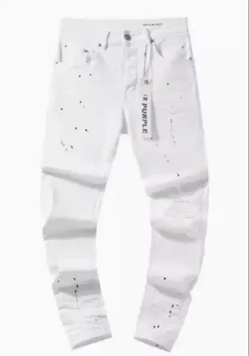 퍼플 데님 화이트