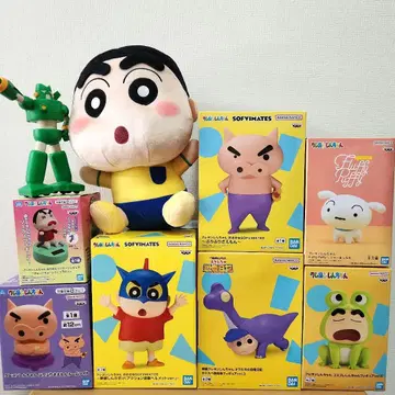 짱구는 못말려 피규어 부리부리몬 칸담 로보트 흰둥이 봉제 인형