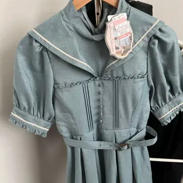 시마무라 쿠루미 콜라보 세일러 반팔 원피스