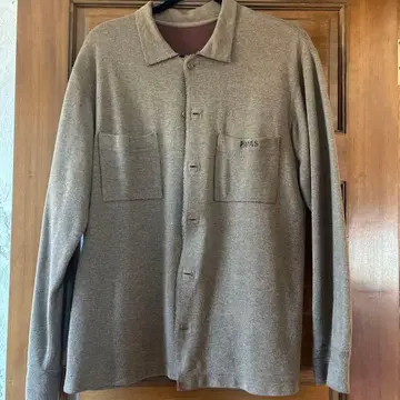 PAPAS 버튼업 가디건 브라운 M