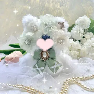 봉제인형 의류 앉은 고양이 그린