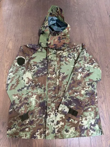 GORE-TEX 고어텍스 후드티 이탈리아군 카모플라쥬