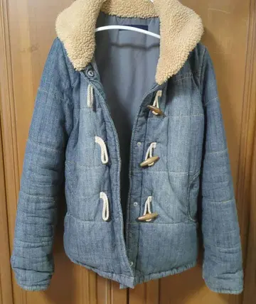 AS KNOW AS 데님 블루 퀼팅 자켓