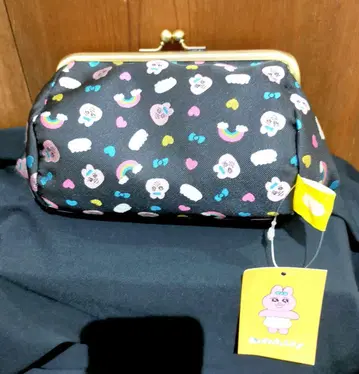 빤쮸토끼 자카드 가마구치 파우치 메이크업 파우치