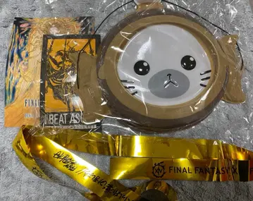 FF14 팬페스티벌 2024 가면 엽서 스티커 금테이프