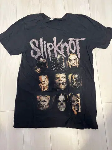 Slipknot 밴드 티셔츠 블랙