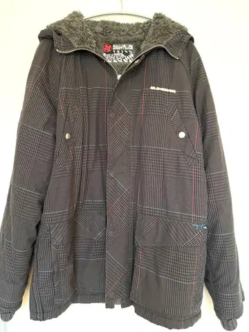 QUIKSILVER 보아 자켓 면 체크