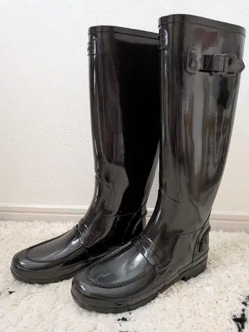 [ HUNTER ] 오리지널 리파인드 페니 로퍼 레인부츠