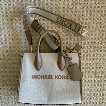 MICHAEL KORS 숄더백 베이지/화이트