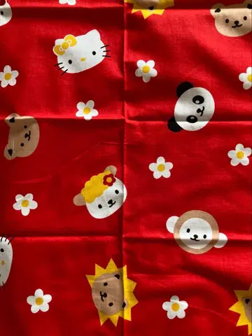 초레어!레어! 키티 원단 조각