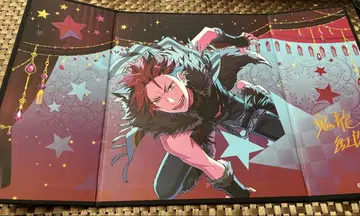 앙스타 중국 병풍 색지 금박 키류 쿠로 2점