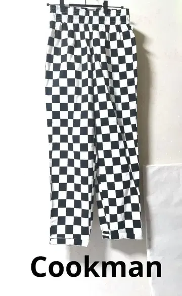 [ 레어 ] Cookman 셰프 팬츠 체커 M