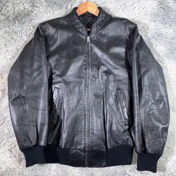 90s y2k 싱글 가죽 라이더 자켓 짧은 기장 라무 블루종 양가죽