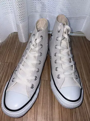 컨버스 하이컷 가죽 스니커즈